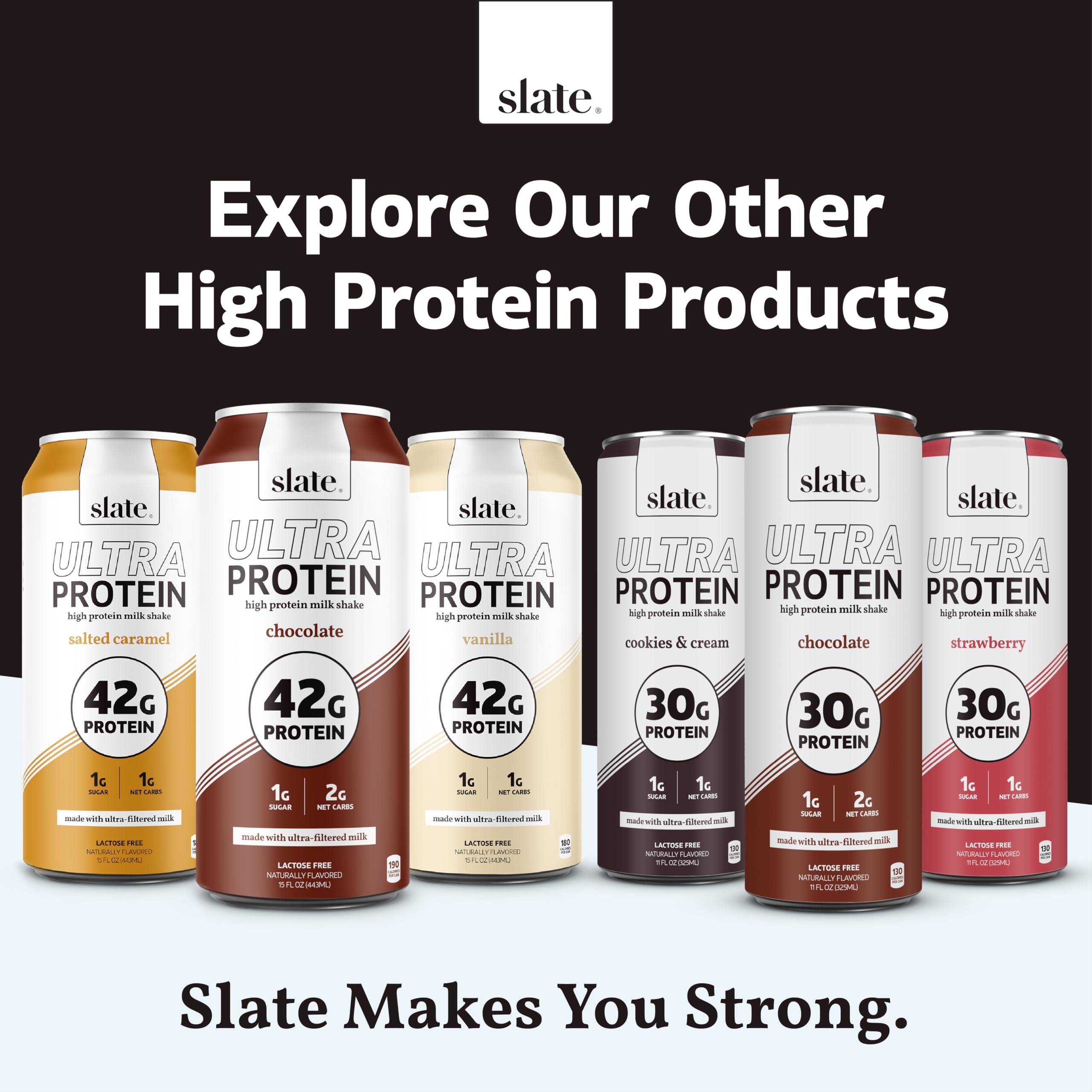 Slate Milk Core Variety Pack Glass pour illustrates convenient serving and creamy texture.