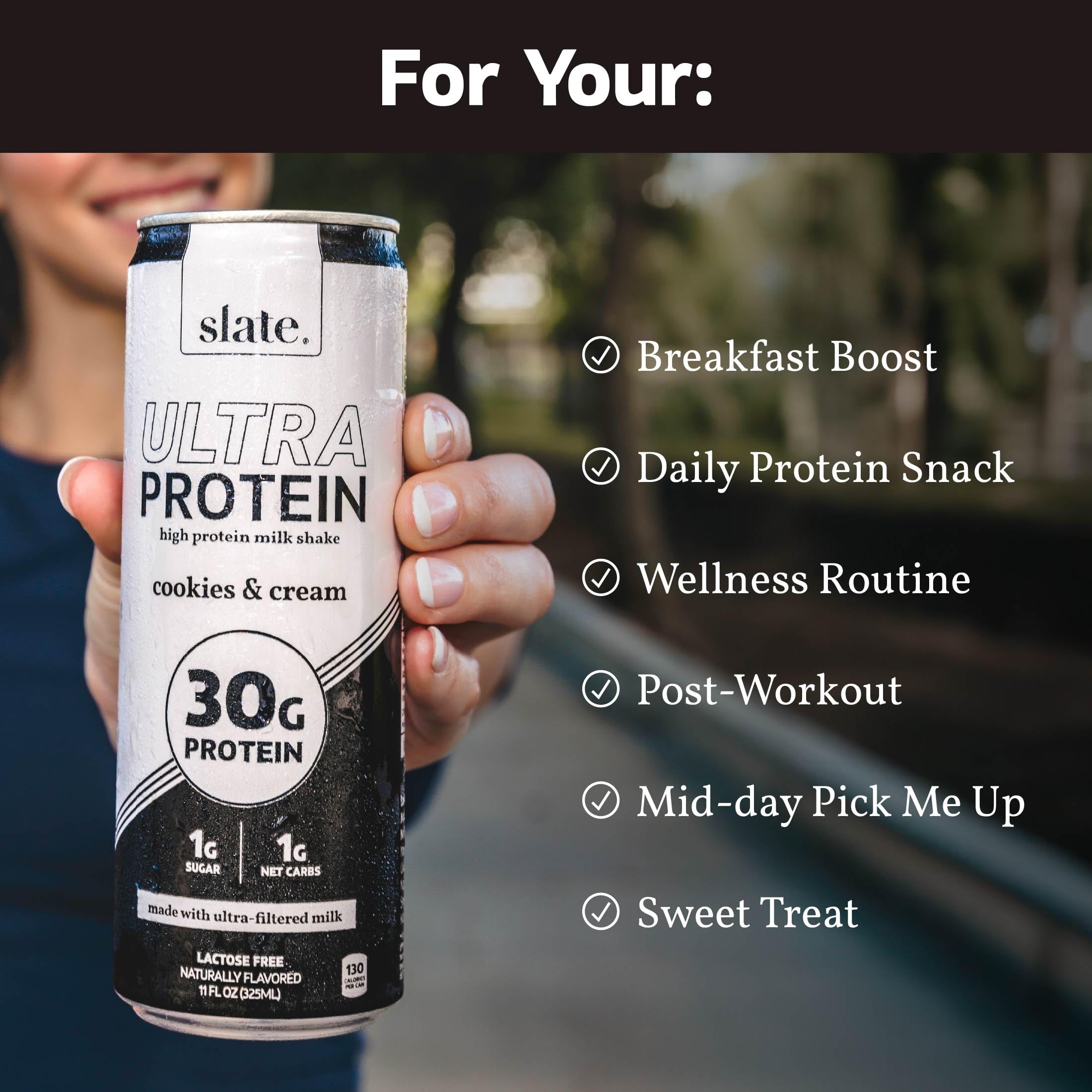 Slate Milk Dessert Pack collection, 12-pack convenient fueling option