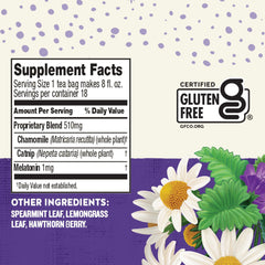 Sleepytime tea bags with no strings support a simple, waste-free routine.