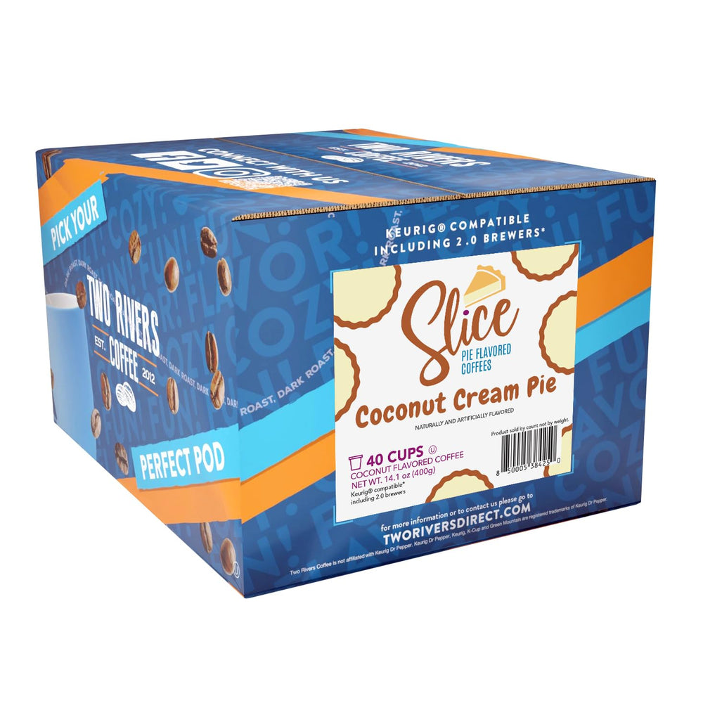 Slice Coffee 40-count pack ready for daily brews