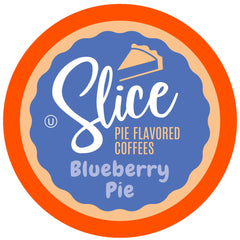 Slice Coffee blueberry pie pods box offers a convenient 40-pack for quick mornings.