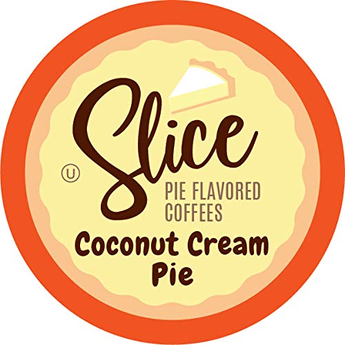 Slice Coffee Coconut Cream Pie pods for Keurig, dessert flavor in every cup