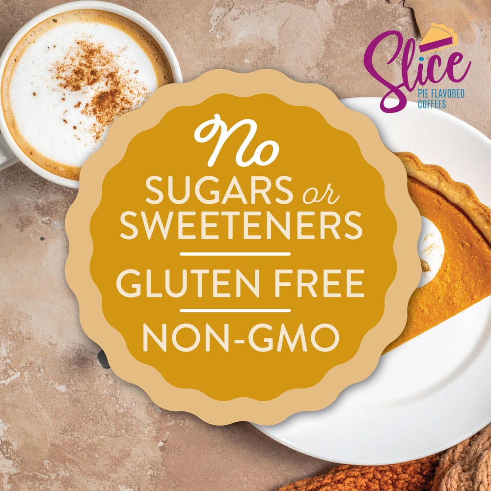 Slice Coffee packaging and taste preview for shoppers