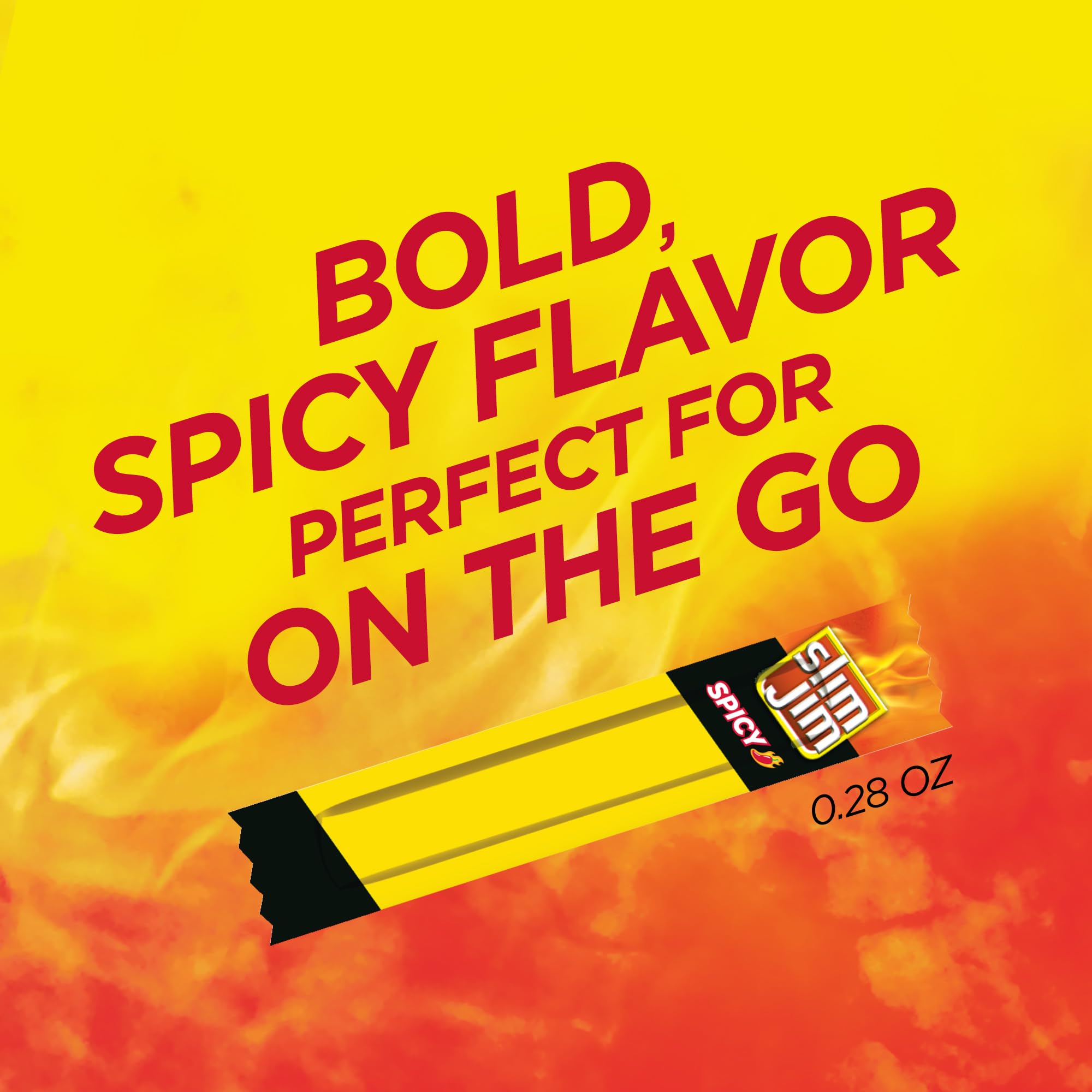 Slim Jim 14-count box ready for easy road trip snacking