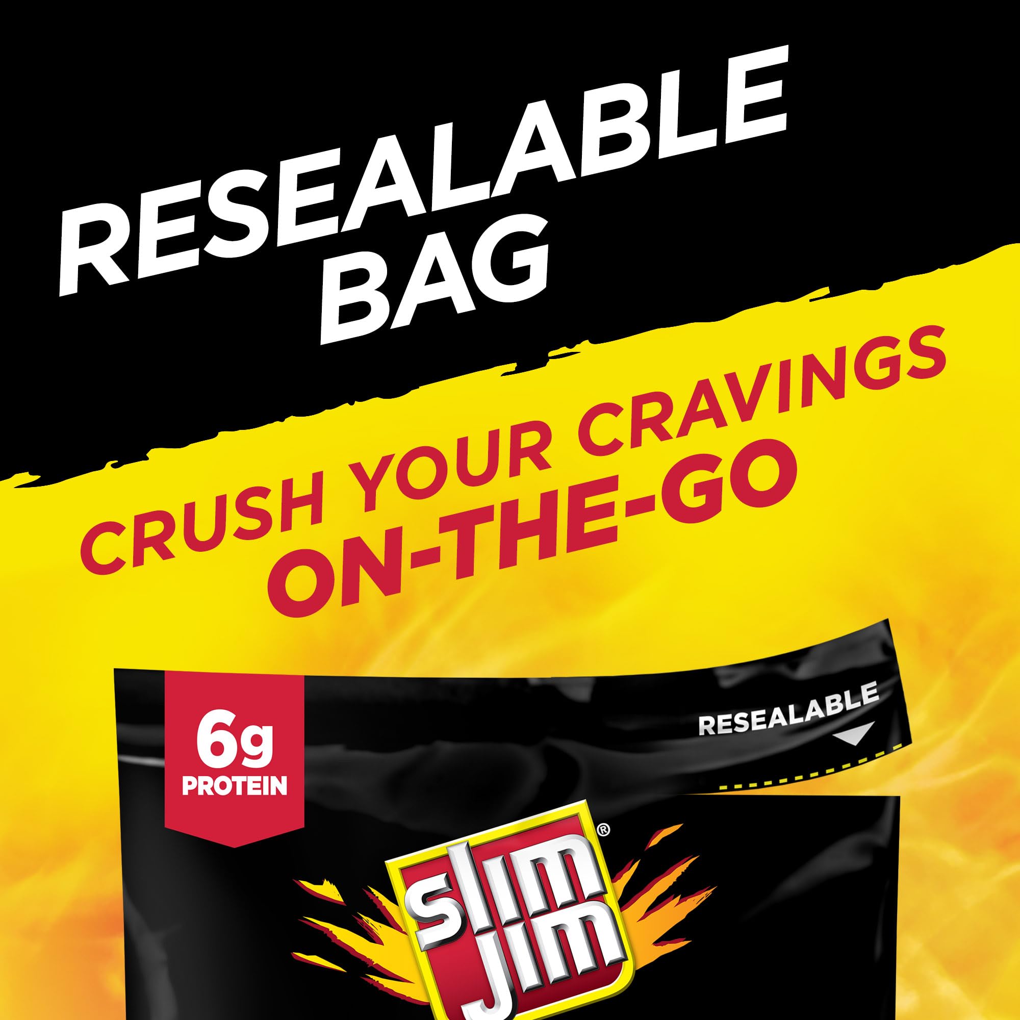 Slim Jim Bites provide 6g protein per serving.