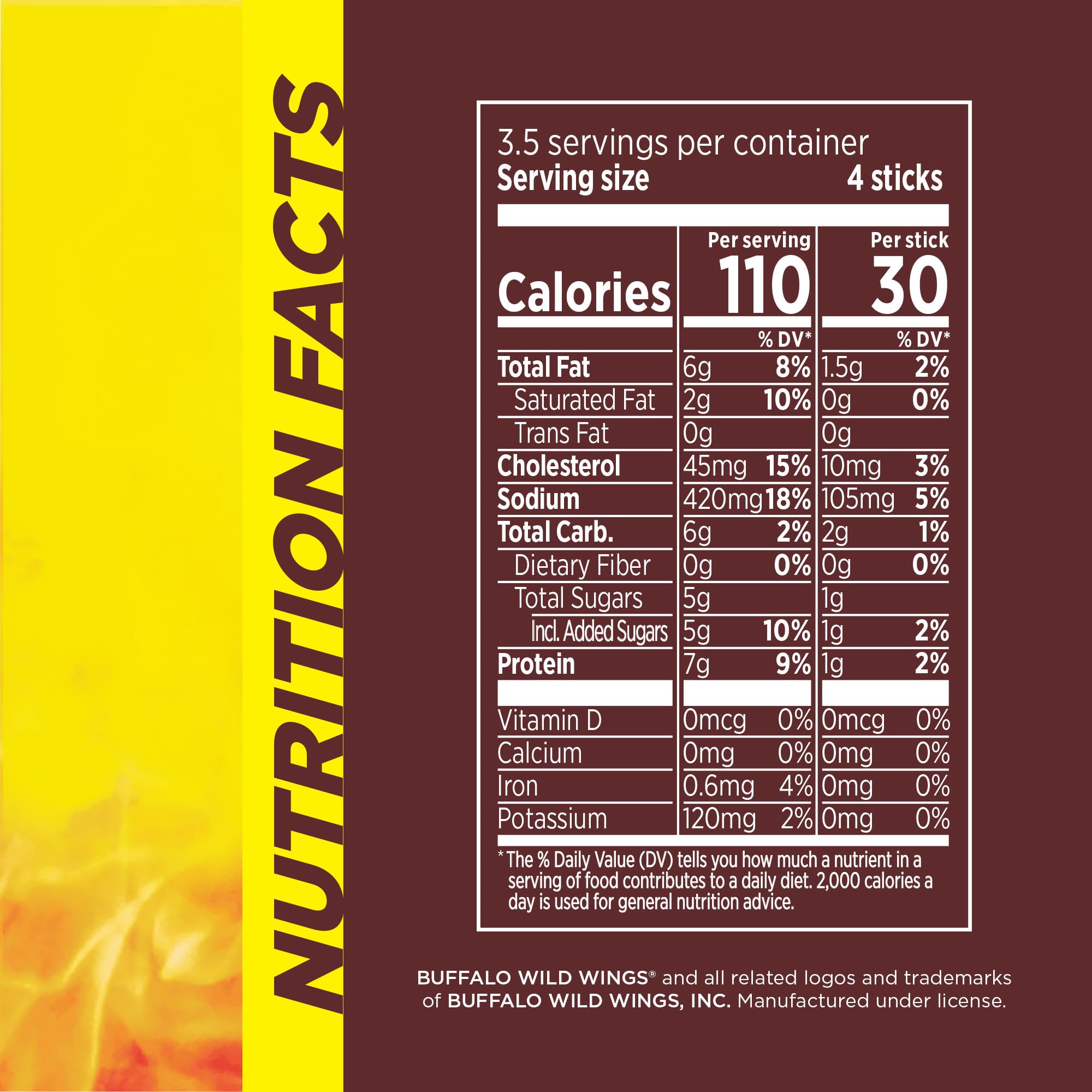 Slim Jim Buffalo Wild Wings Honey BBQ chicken stick close-up emphasizes savory taste and protein.