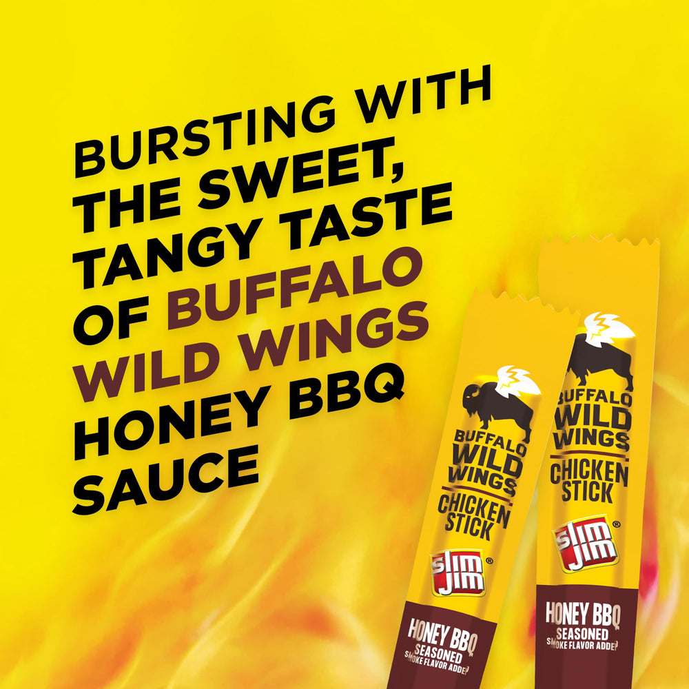 Slim Jim chicken sticks on-the-go demonstrate a portable, protein-rich snack option.