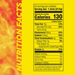Close-up of Slim Jim Giant Hot AF stick with spicy aroma.