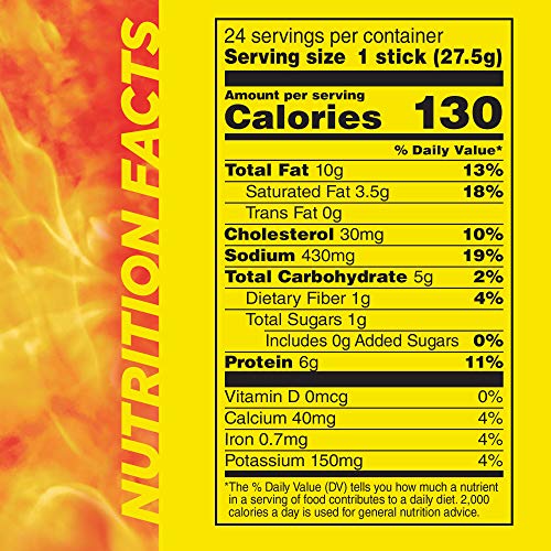 Slim Jim individually wrapped sticks for convenient grab-and-go snacking.