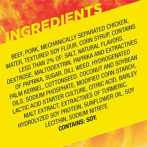 Slim Jim giant size dill pickle flavor adds bold taste to meals.