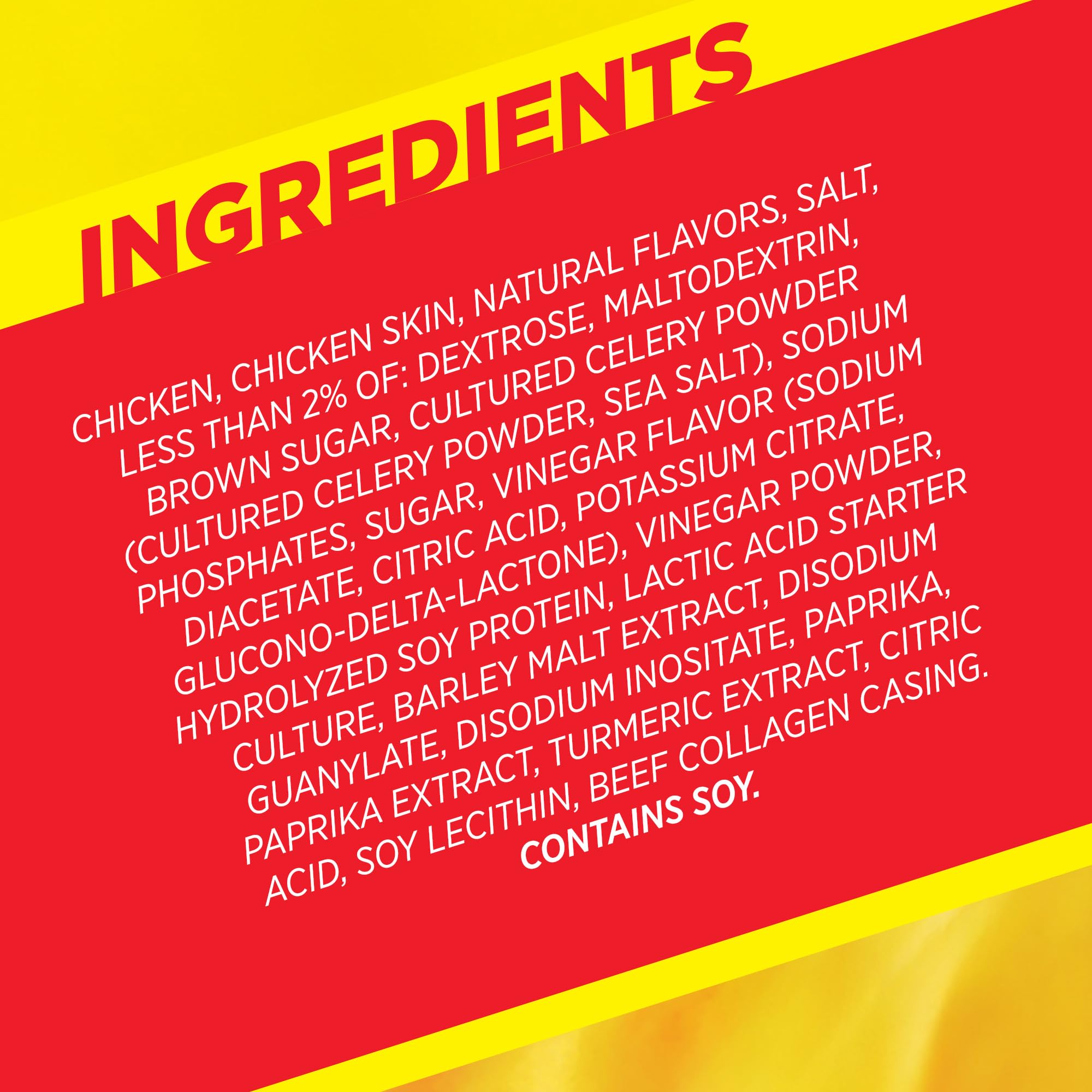Slim Jim hot chicken sticks 14-count pack ideal for lunchboxes and camping.