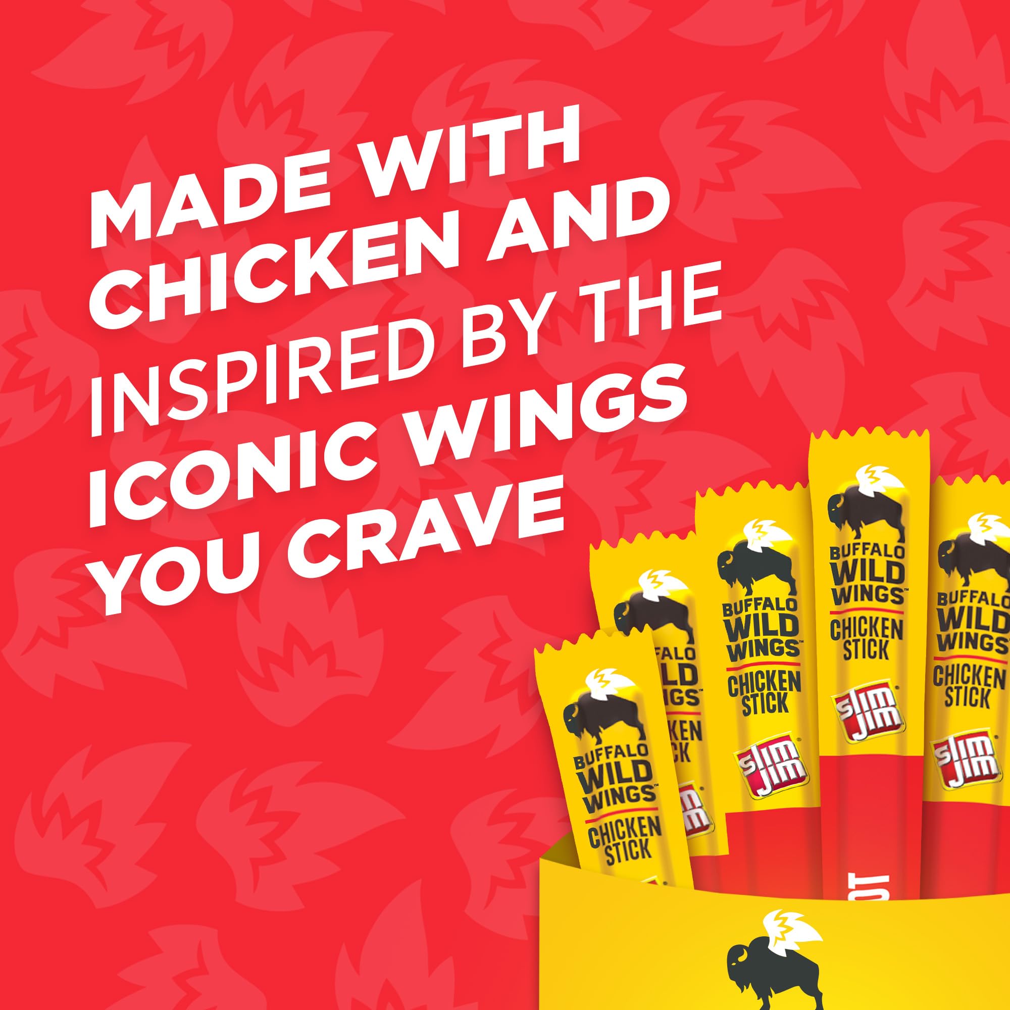 Individually wrapped Slim Jim sticks ready for travel