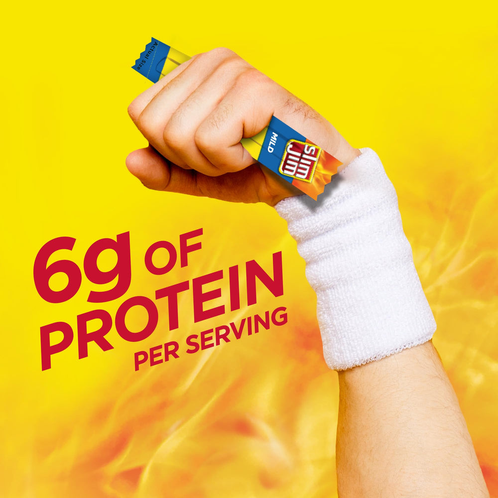 Slim Jim individually wrapped snacks for easy carry in bags