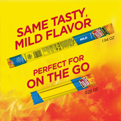 Slim Jim Mild Snack Sticks pack opened for quick portable protein