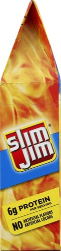 Slim Jim Mild Smoky flavor close-up emphasizing bold aroma
