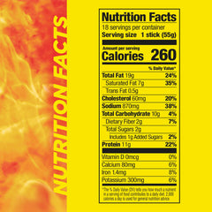 Individually wrapped Slim Jim Monster Mild sticks for easy snacking anywhere