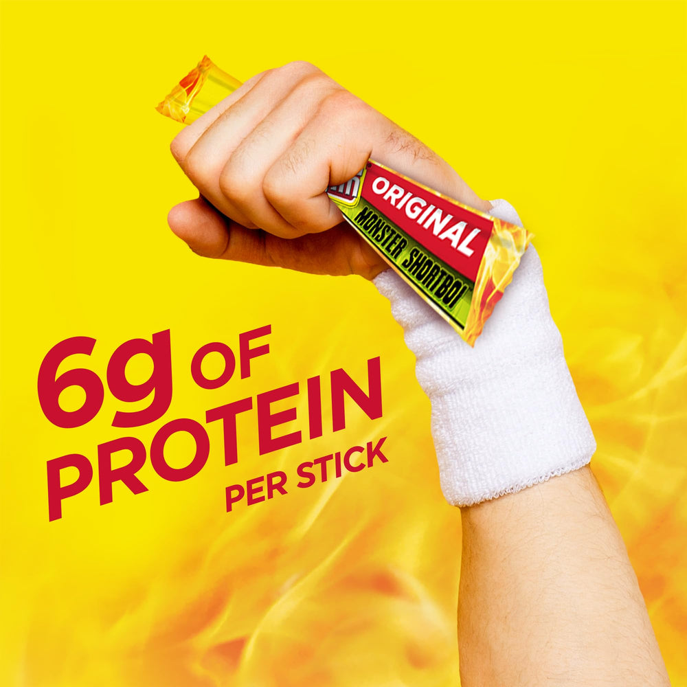 Slim Jim Monster Shortboi in-car snack for road trips and quick protein.