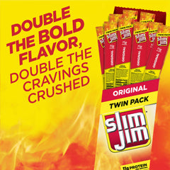 Slim Jim Original on the go pack ideal for commutes and quick hunger fixes.