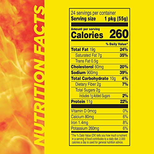 Slim Jim Original Flavor stick close-up highlights bold taste and satisfying chew.