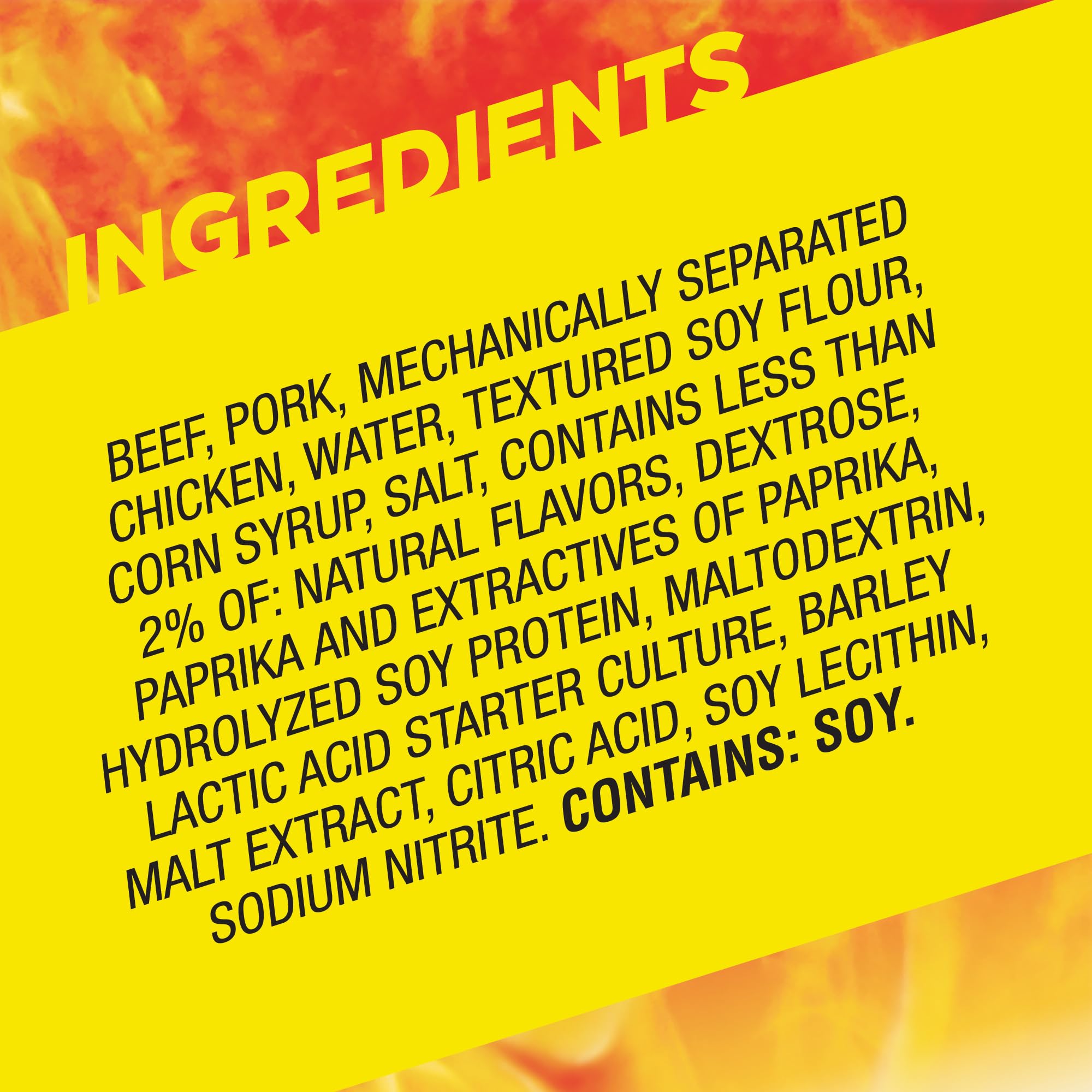 Slim Jim Original provides 6g protein per serving for satisfying snacks.