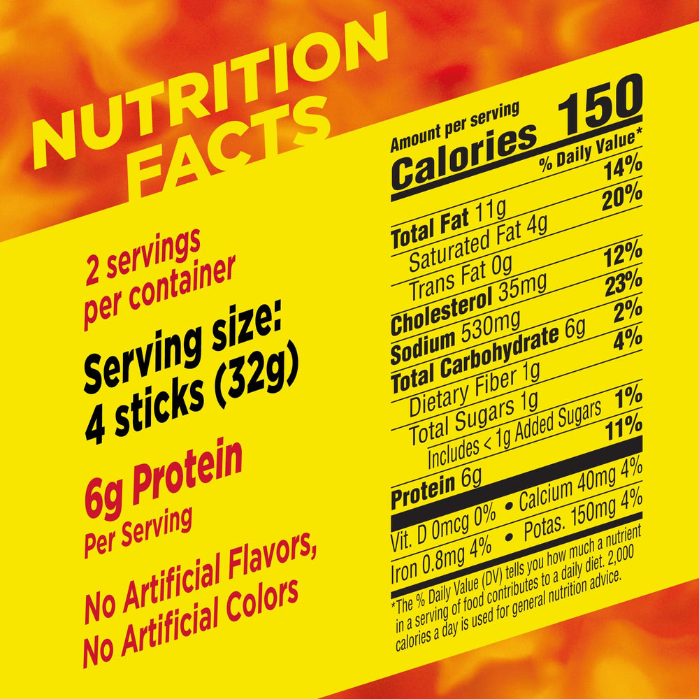 Smoky flavor Slim Jim sticks highlight the original profile