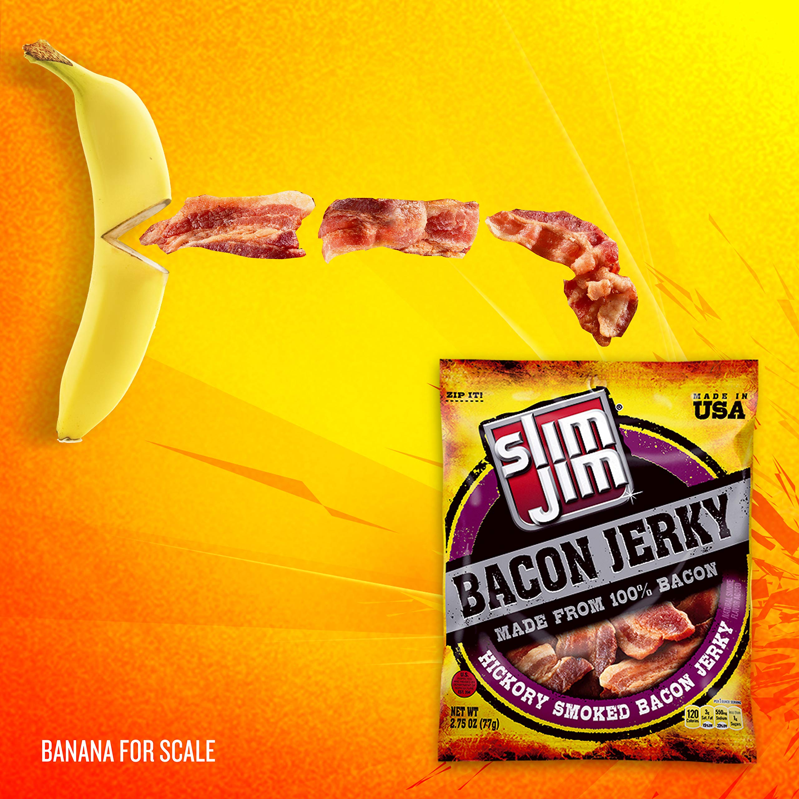 Slim Jim serving idea for lunch as a protein snack