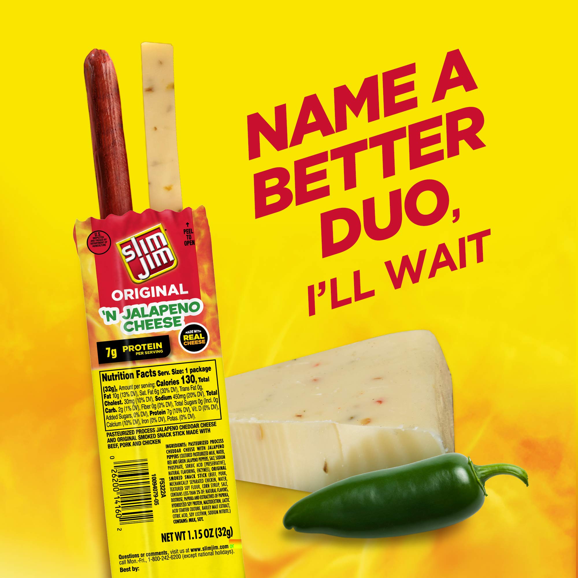 Slim Jim smoked meat stick close-up highlighting bold, smoky aroma.