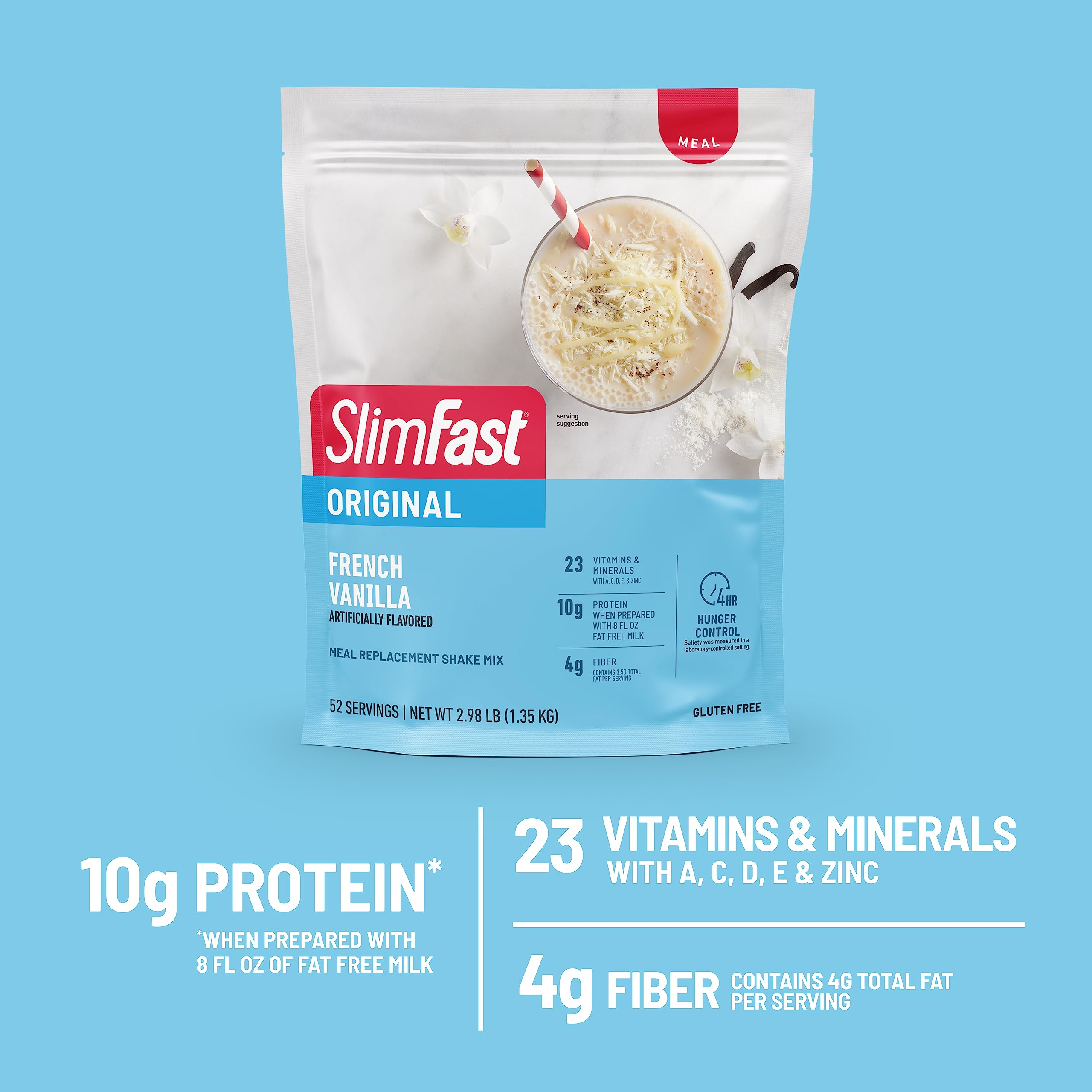 On-the-go SlimFast pack ready for busy days