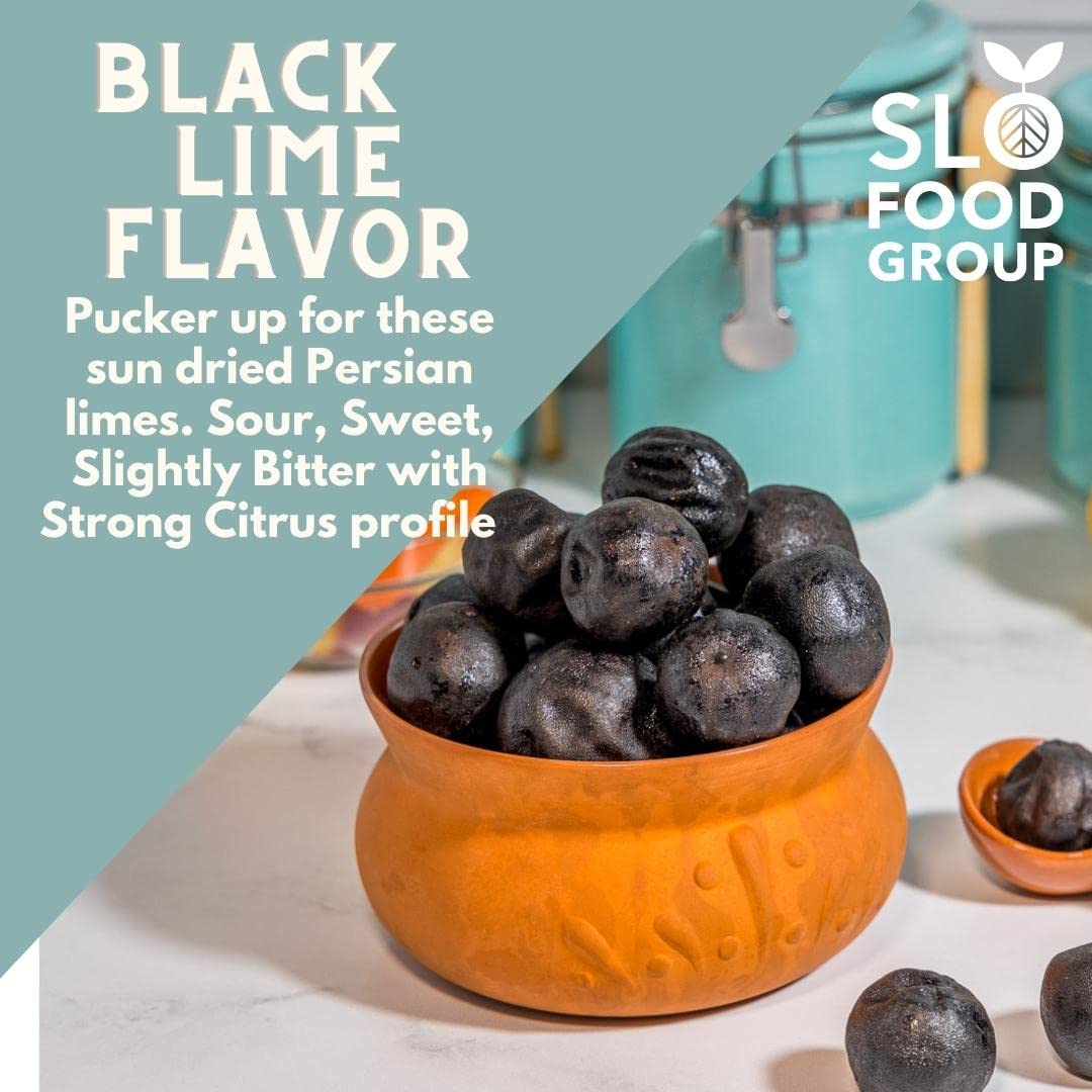 Slofoodgroup black limes sun-dried in Guatemala for natural citrus aroma