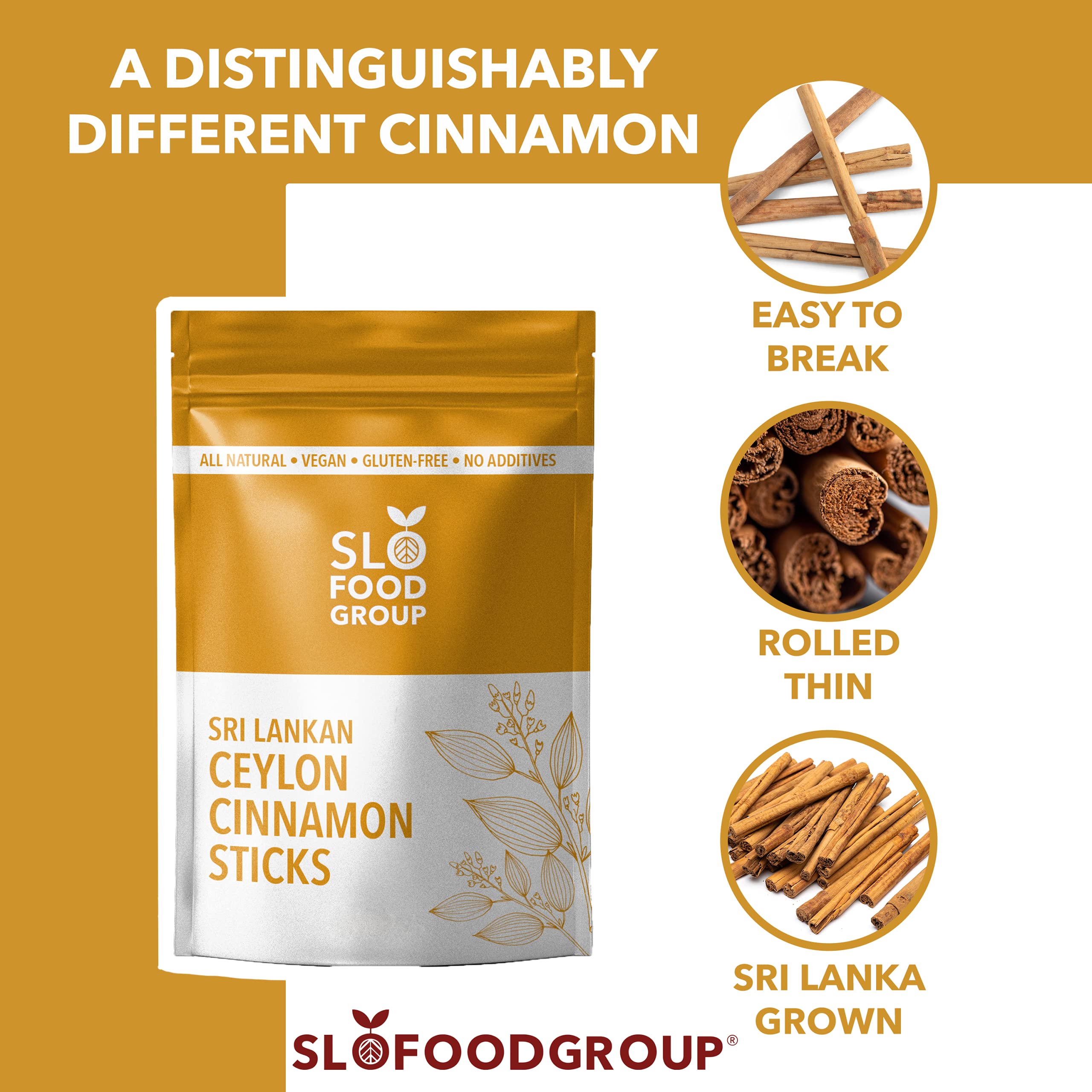 Slofoodgroup delicate fragrance quills enhancing desserts and drinks.