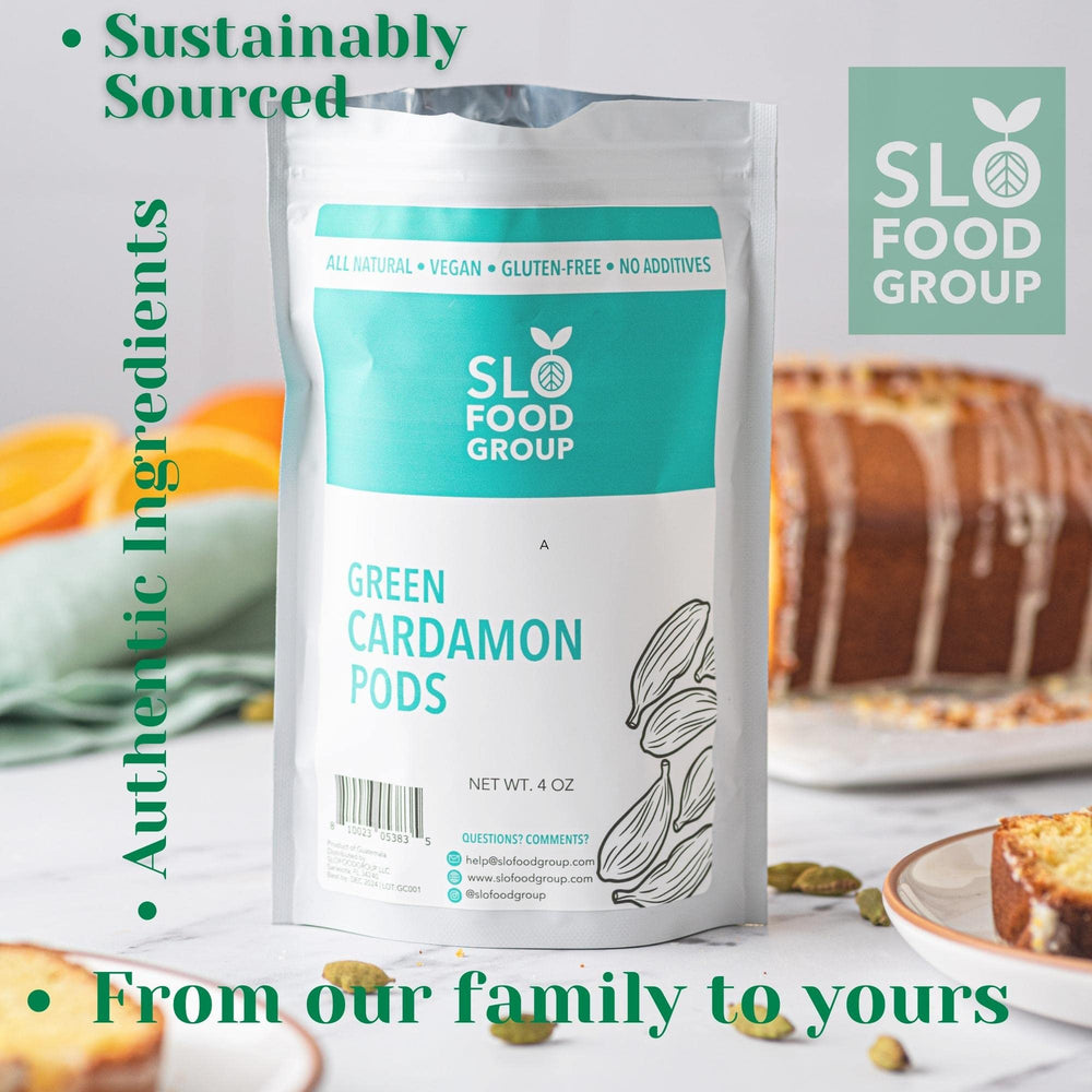 Slofoodgroup cardamom used in Masala Chai for warmth