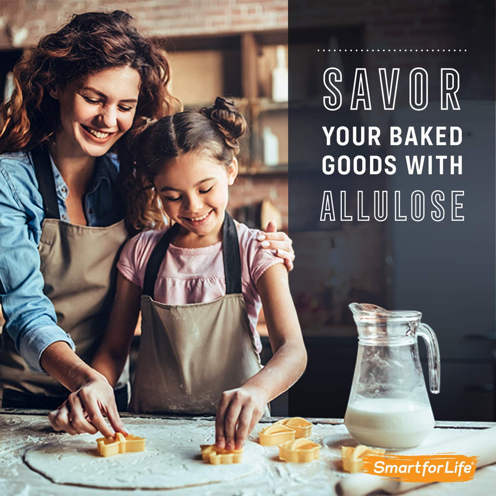 Smart for Life Allulose bottle on the kitchen counter as a convenient keto sweetener