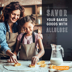 Smart for Life Allulose bottle on the kitchen counter as a convenient keto sweetener