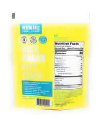 SmartSweets Sour Blast Buddies closeup candies highlighting chewy texture and sour coating.
