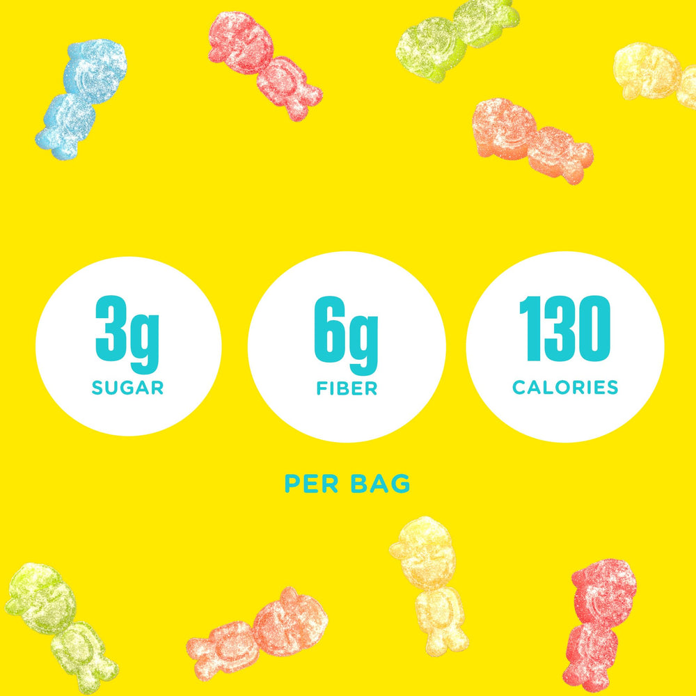 SmartSweets Sour Blast Buddies Lemon flavor shot for on-the-go enjoyment.