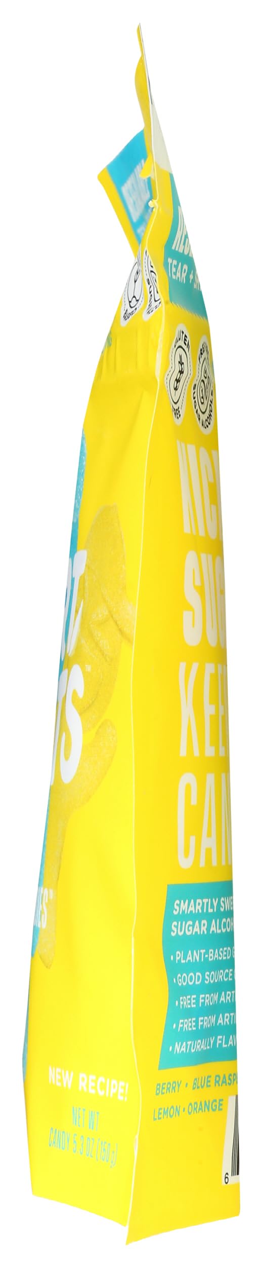 SmartSweets Sour Blast Buddies sour-kick closeup emphasizes tangy flavor.
