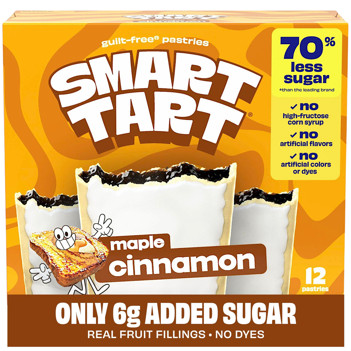 Smart Tart maple cinnamon toaster pastries box ready for quick mornings.