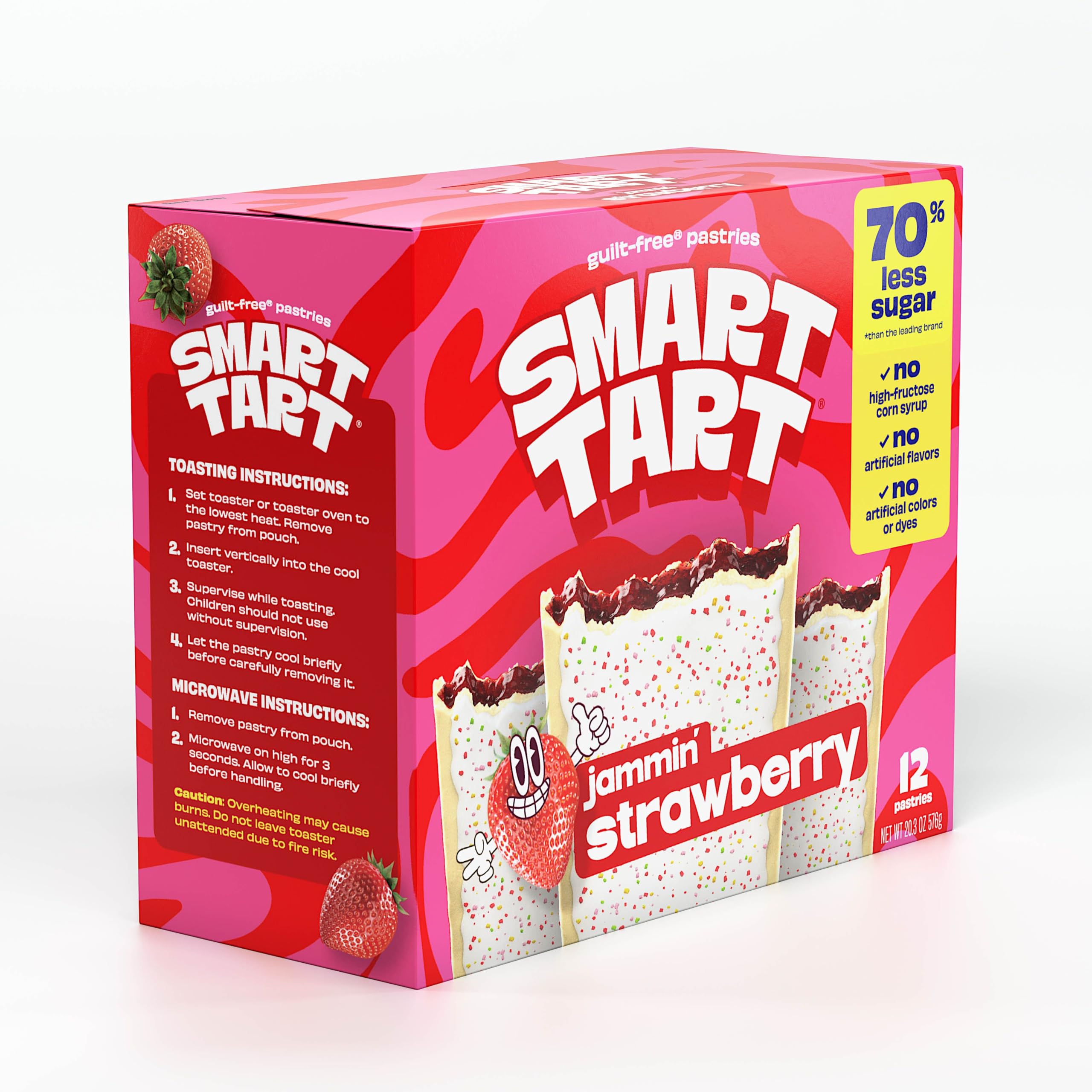 Smart Tart shelf-stable toaster-ready snacks: quick warm-ups or straight-from-box enjoyment.