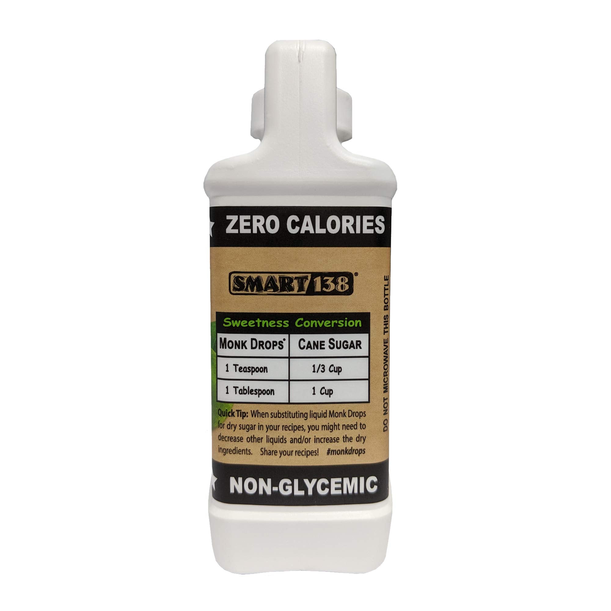 Smart138 Monk Drops 8oz packaging for home use and on-the-go.