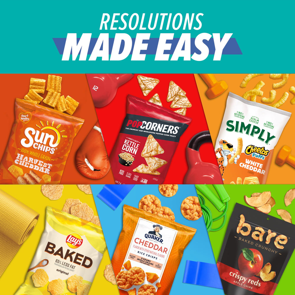 Smartfood individually packaged snack bags make lunches or on-the-go snacking easy.
