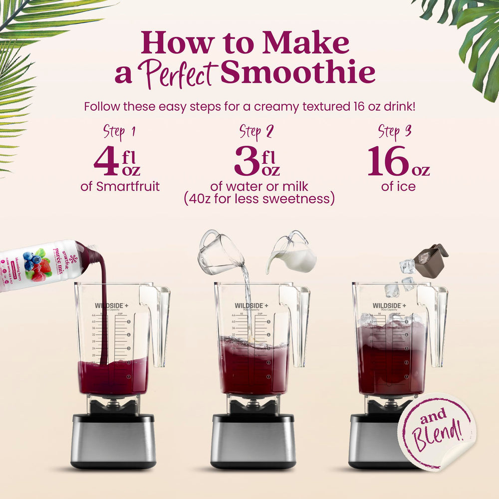 Smartfruit Blooming Berry puree cocktail idea, flavorful mixer option.