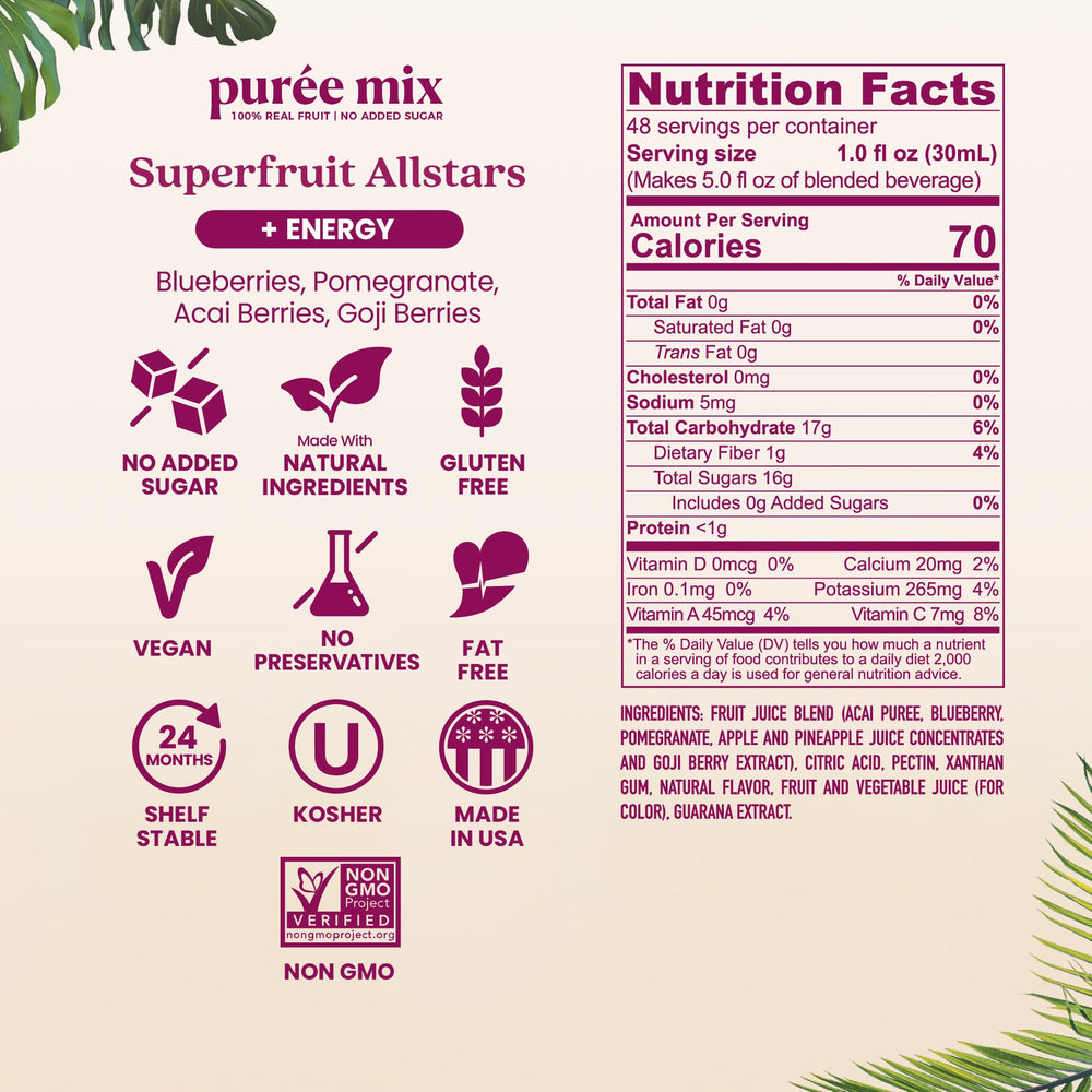 Smartfruit berry blend close-up—bold flavor for smoothies and bowls.