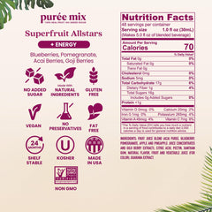 Smartfruit berry blend close-up—bold flavor for smoothies and bowls.