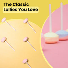 Smarties Double Lollies bulk-jar on counter, easy party refills and bulk gifting.