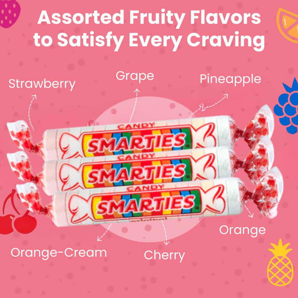 Smarties family tradition logo reflecting a trusted 1949 brand.