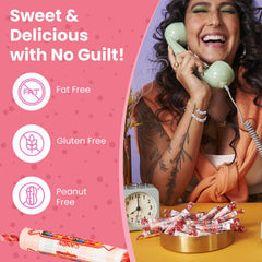 Smarties original flavor candy rolls with individually wrapped pieces for easy snack time.