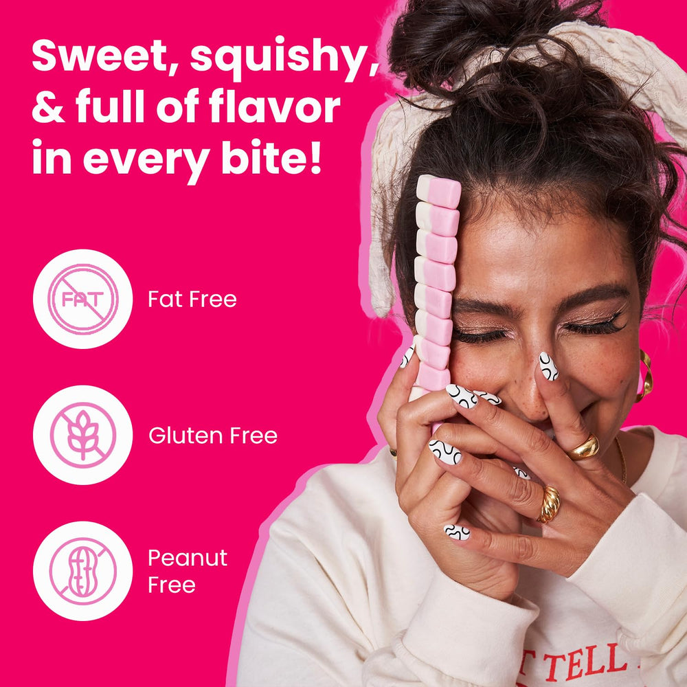 Smarties Squashies gluten-free and peanut-free packaging for allergen-safe snacking