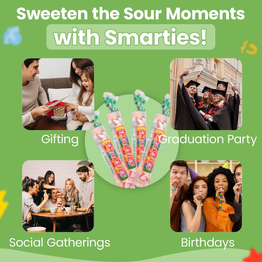 Smarties X-treme Sour Candies candy-mix idea for party bowls.