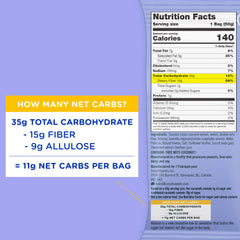 SmartSweets Caramels gluten-free label on package