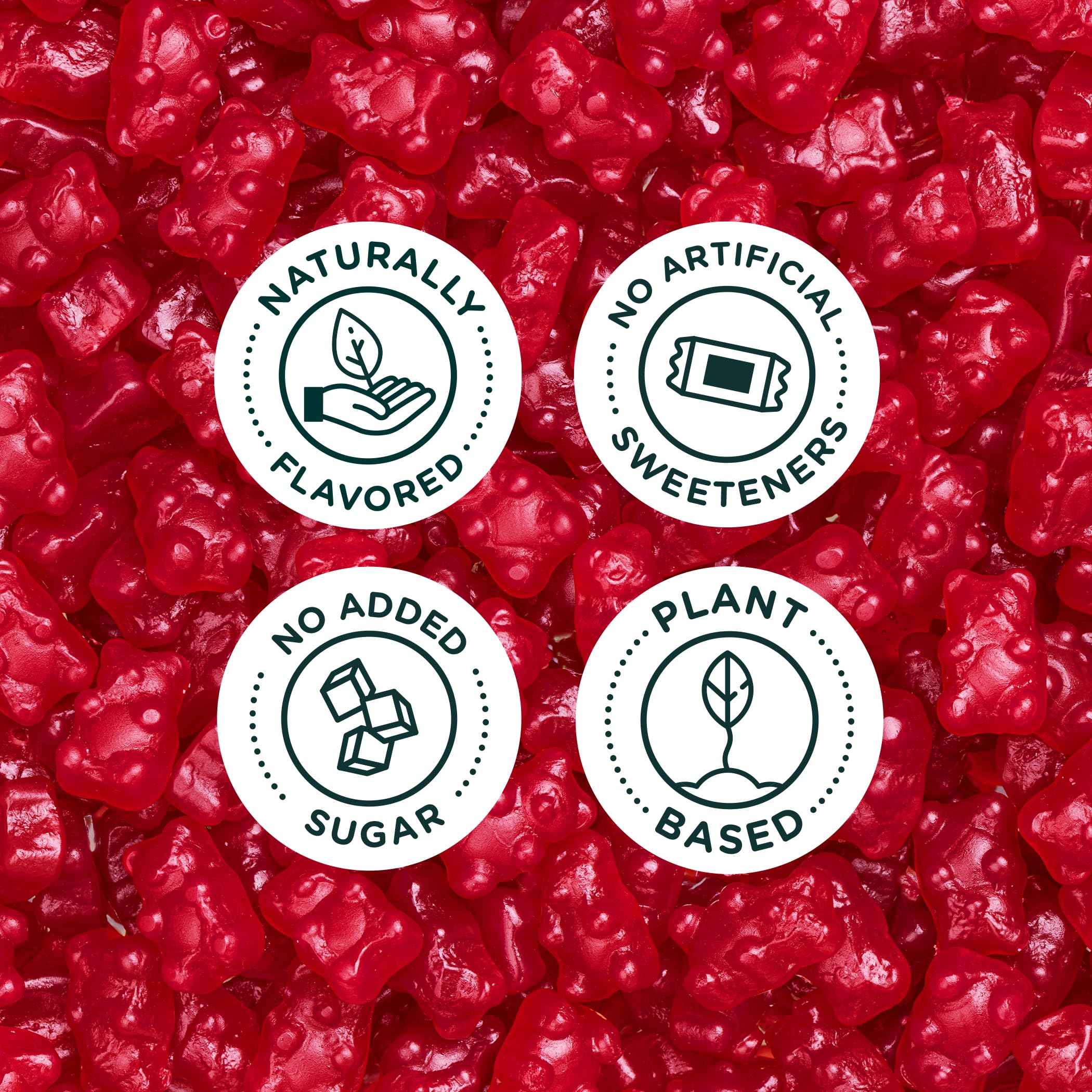 SmartSweets Cinnamon Bears gluten-free label signals allergen-friendly snacking.